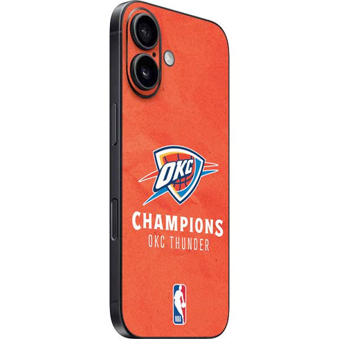 2025 NBA Champions Oklahoma City Thunder iPhone 16 Plus Skin